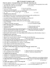 Đề cương ôn tập kì I lớp 7